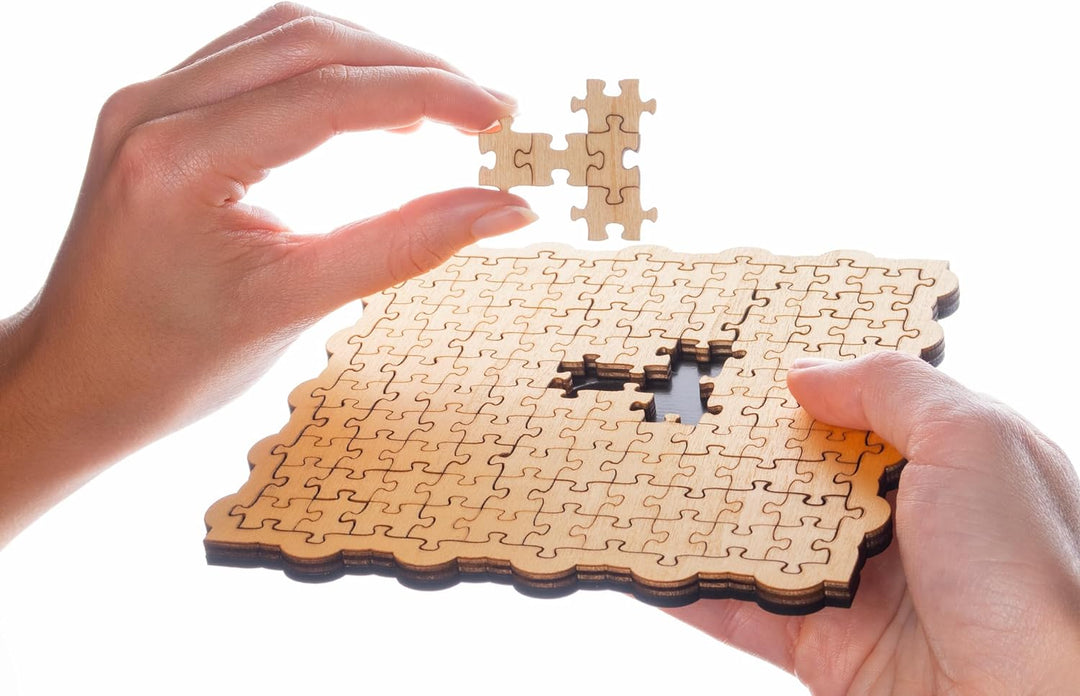 Constantin's Not a Jigsaw Teaser Educational Wooden 3D Puzzle-Develops Motor Skills and Improves Brain Health