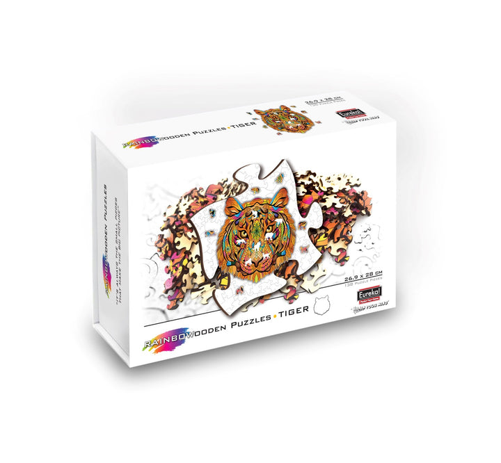 Eureka Rainbow Wooden Puzzle - TIGER