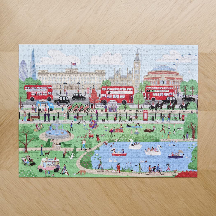 Dog Walkers of London Jigsaw Puzzle