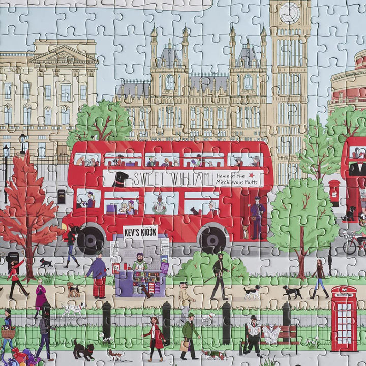 Dog Walkers of London Jigsaw Puzzle