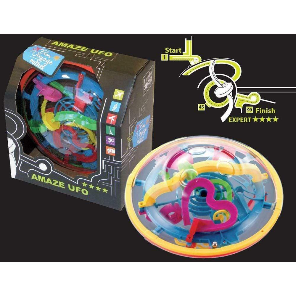 Eureka 3D Amaze UFO - Brainteaser Maze Puzzle