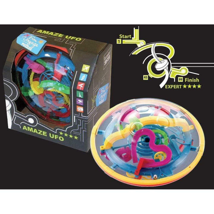 Eureka 3D Amaze UFO - Brainteaser Maze Puzzle