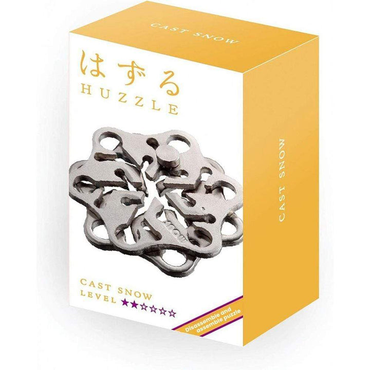 Hanayama Huzzle Cast Puzzle Snow - LEVEL 2