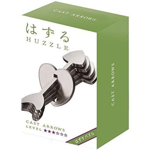 Huzzle Puzzle Hanayama Huzzle Cast Puzzle Arrows - LEVEL 3