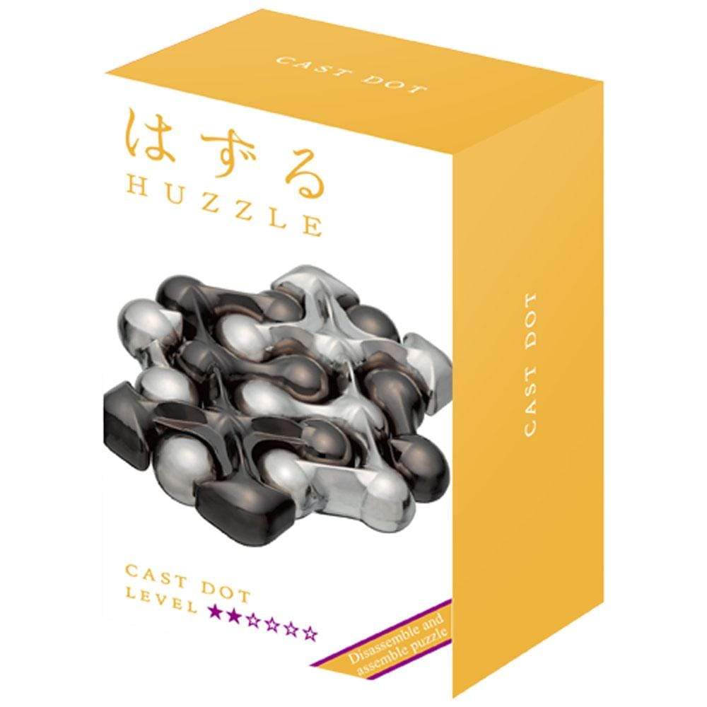 Huzzle Puzzle Hanayama Huzzle Cast Puzzle Dot - LEVEL 2