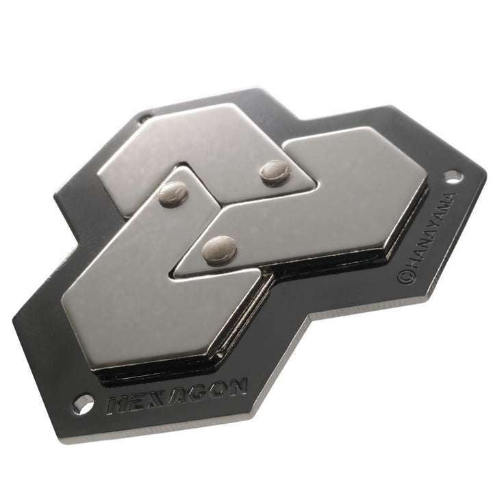 Huzzle Puzzle Hanayama Huzzle Cast Puzzle Hexagon - LEVEL 4